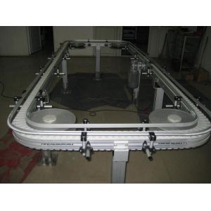 High Quality Curve Modular Belt Luggage Conveyor for Airport
