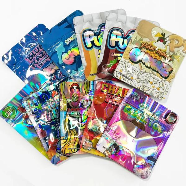 3.5 Mil Moisture Proof Snack Packaging Bags Puncture Resistant Custom Colors