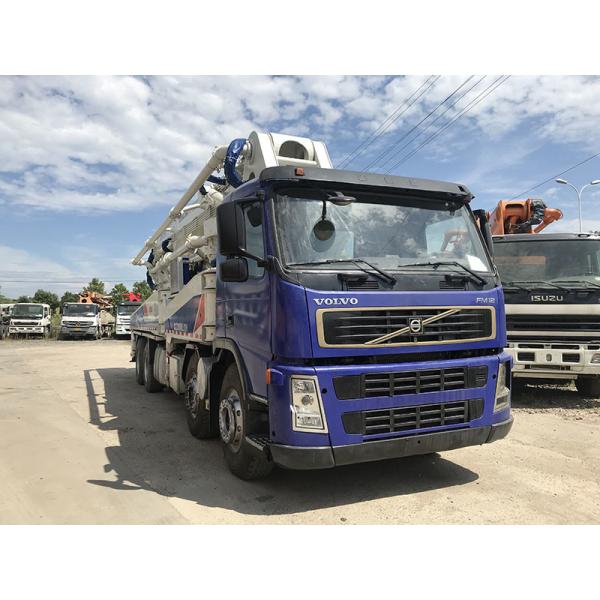 Quality Zoomlion Refurbished Used Concrete Pump Truck Volvo Chassis FM400 for sale