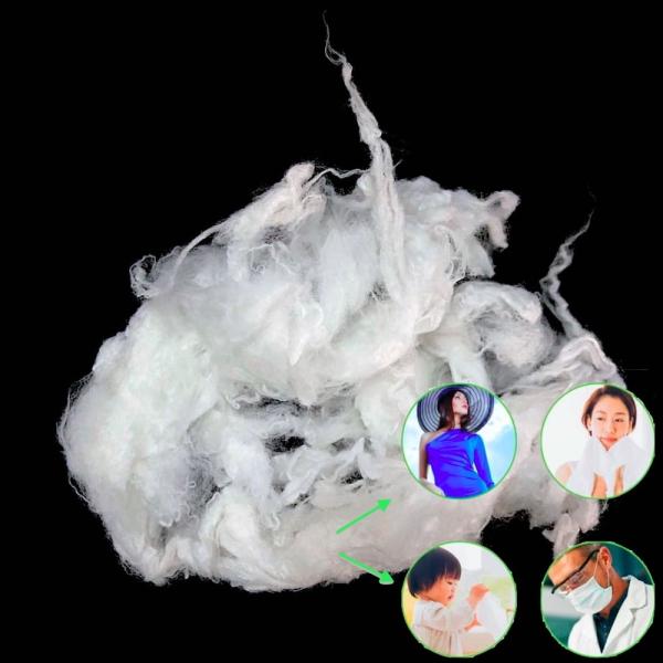 Quality Psf Silicone Polyester Staple Fiber Virgin 38mm Flame Retardant for sale
