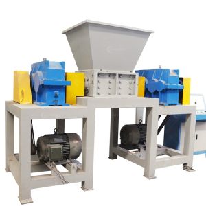 Buy cheap Solid Hard Metal Waste Shredding Machine Double Shaft Shredder with 800-5000kg/h Capacity from wholesalers