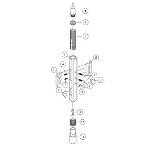 SW SWT Landfill Drilling Casing Inner Assembly Right Hand Threaded
