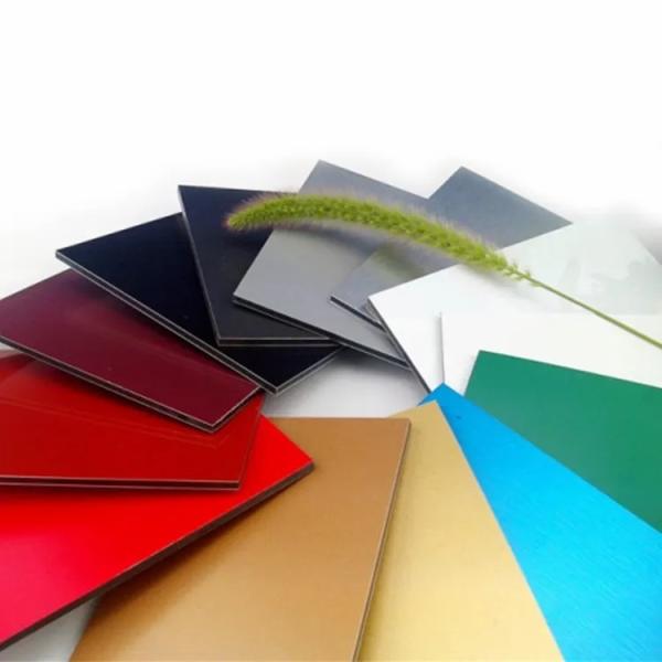 Quality 2mm 4mm PE Aluminum Composite Panel Glossy Matte Aluminum Composite Plate for sale