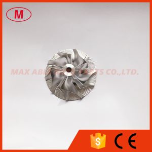 Buy cheap CT12 17208-46030 39.05/58.03mm 5+5 blades Turbocharger milling/aluminum 2618/billet compressor wheel from wholesalers