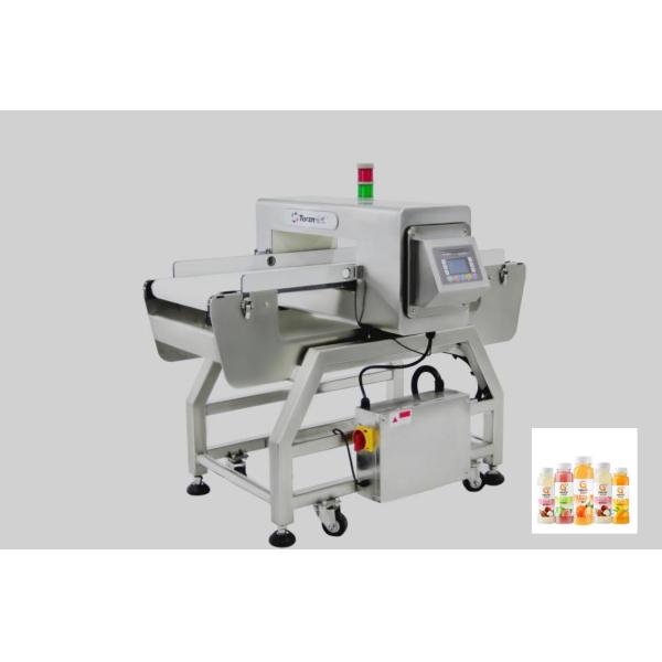 Food Production Line Metal Detector Conveyor System IP66 Automatic Balance