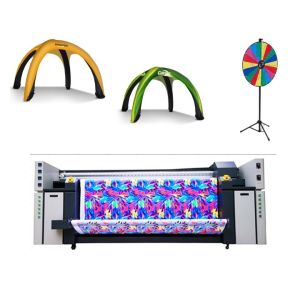 China 3.2m Multi Color Flag Fabric Plotter Banner Sublimation Plotter With Piezo Inkjet on sale China 3.2m Multi Color Flag Fabric Plotter Banner Sublimation Plotter With Piezo Inkjet on sale