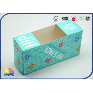 Spot UV C1S Folding Box Candy Package Customized Die Cut Window