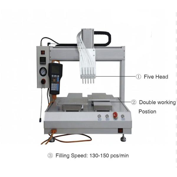 Buy cheap PLC Control Automatic Filling Machines Glue Automated Potting Machine Fast from wholesalers