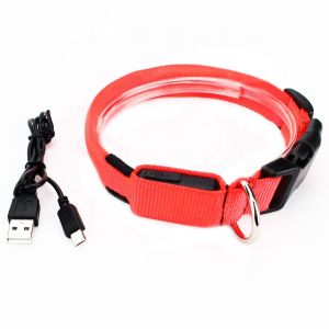 Buy cheap C906 Wholesale Rechargeable Orange Illuminated Dog Leash and Collar from wholesalers