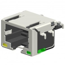 Buy cheap RJ45 Modular Jack,Shielded, THT,Reflow Soldering from wholesalers