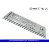 Buy cheap Ruggedized Panel Mount Metal Keyboard With Trackball / Stainless Steel Keyboard from wholesalers