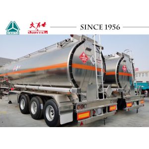 Buy cheap 3 Axle 40CBM Aluminum Alloy Fuel Transfer Tank Trailer from wholesalers