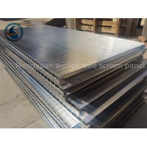 Ss 316l 1.0mm Slot Wedge Wire Screen Panels Support Grid For Carbon Filters