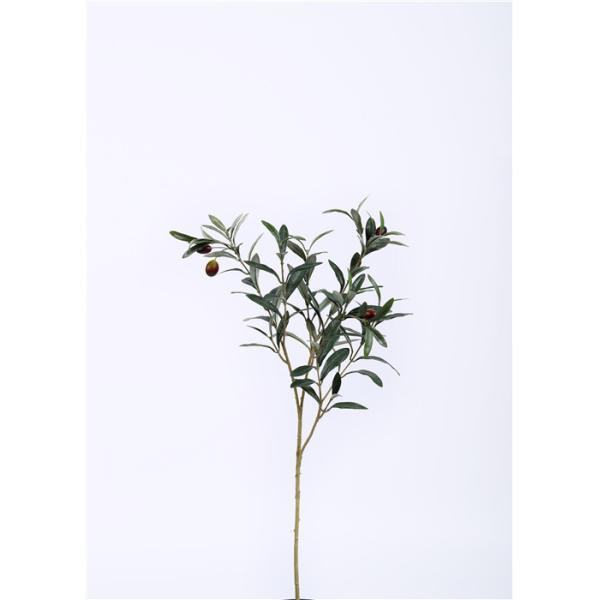 Quality Botanical Artificial Green Branches Fruit No Watering Necessary Silk Iron Wire Material for sale