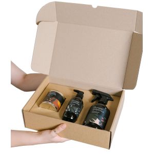 Buy cheap Custom Printed Logo Corrugated Cardboard Bottle Shipping Box With Paper Insert from wholesalers