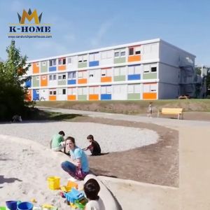 China Students Container School Dormitory Modular Portable Accommodation on sale