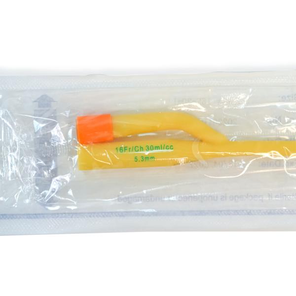 12fr Silicone Coated Foley Catheter No 12 2 Way Silicone Catheter