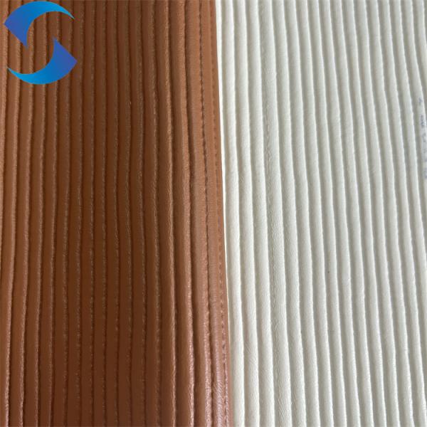 Buy cheap 100% Polyester Brushed Backing Technics China fabric Embossed Leather Fabric for leather bag from wholesalers