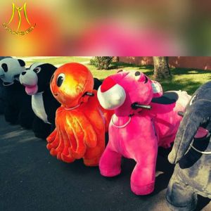 Hansel plush animals scooter ride on animal toy elephant playground equipment