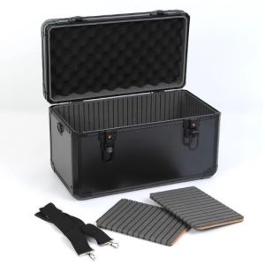 Buy cheap Light Weight Black Aluminum Tool Storage Box With Shoulder from wholesalers