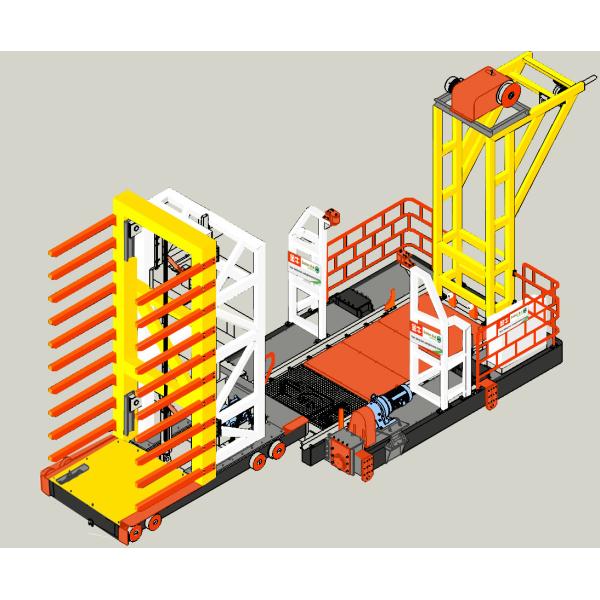 Quality 50KW Brick Setting Machine Hollow Brick Making Machine for sale