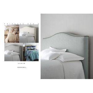 Buy cheap modern fabric princess soft bed furniture from wholesalers