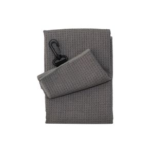 Buy cheap Wholesale Personalized Custom Logo Microfiber Waffle Golf Towels Slit With Grommet And Hook from wholesalers