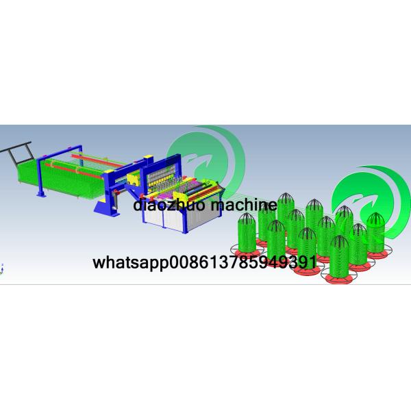 Buy cheap High Productivity Wire Cage Welding Machine , Chicken Mesh Making Machine from wholesalers