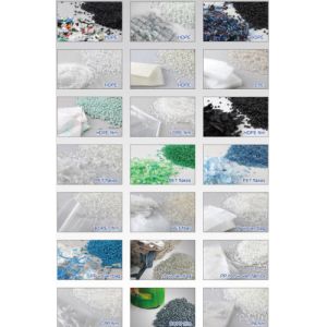 Bottle Flake Plastic Recycle Granulator With Spiral Charger Feeding Machine