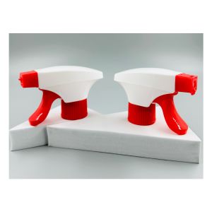 Buy cheap 28mm Plastic Disinfectant Spray Double Cover Red Trigger PUMP SPRAYER for Your Benefit from wholesalers