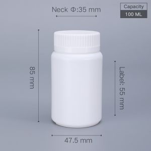 Buy cheap Versatile lightweight 100ml Plastic Pill Bottles Ensure Safety And Health from wholesalers