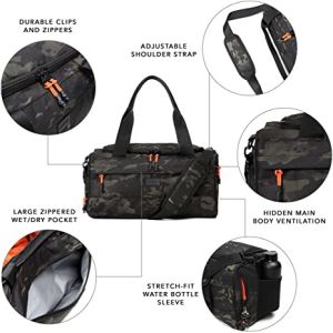 Buy cheap Overnight Water Resistant Gym Bag With Shoe Compartment 22L from wholesalers