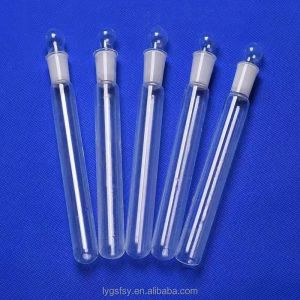 Buy cheap High Temperature Fused Silica Quartz Glass Pipe with Flange for Photovoltaic Applications from wholesalers