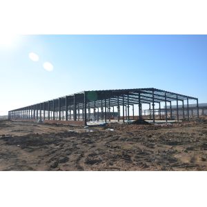 Buy cheap Muti Span Steel Frame Warehouse Factory With Free Architectural Design from wholesalers