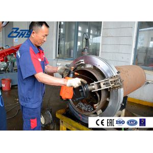 China Split Frame Structure Steel Pipe Beveling Machine Out Mounted One Year Warranty on sale