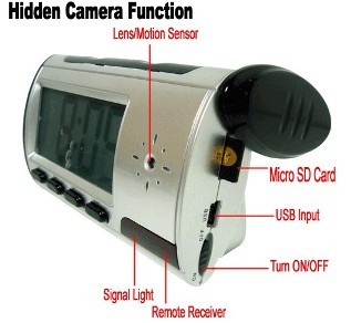 Buy cheap Home Security Mini Alarm Clock DVR Spy Hidden Surveillance Camera Audio Video Recorder from wholesalers