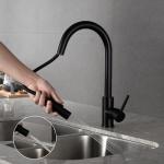 Buy cheap Brushed Stainless Steel Kitchen Tap Hot And Cold Water Dispenser Faucet from wholesalers
