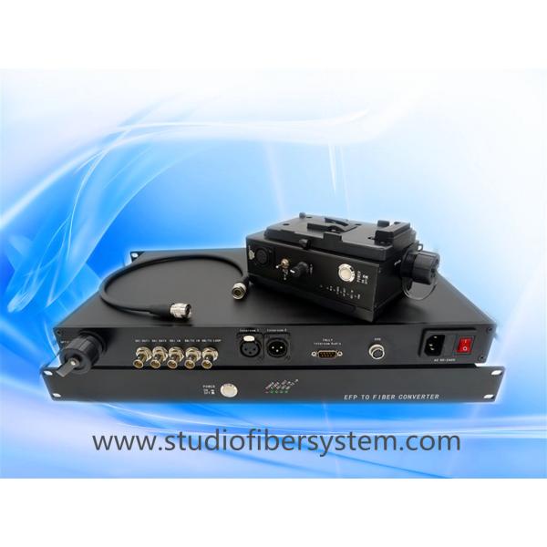 JVC CCU over fiber system with CONEC water-resistant RJ45 IP-67 connector for