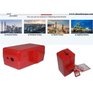 Buy cheap ABS Pneumatic Plug Circuit Breaker Lockout Available 4pcs Padlocks from wholesalers