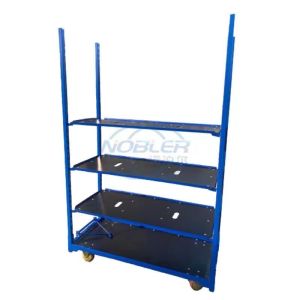 Buy cheap Hand Flower Danish Container Cart Hot Galvanizing Rubber Wheel from wholesalers