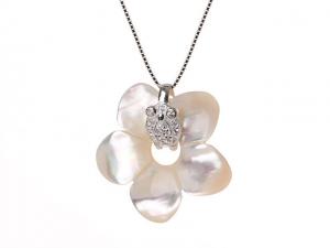 Buy cheap High quality Natural pearl shell necklace woman fashion Jewelry handmake wholesale China product