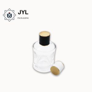 China Europe Style Cylinder Zamac Perfume Cap With Leather And Buyer'S Logo For FEA15 Bottle on sale
