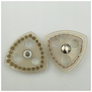 68mm Full Length Flour Mill Accessories Triangle Wool Cleaning Brush 25g - 30g