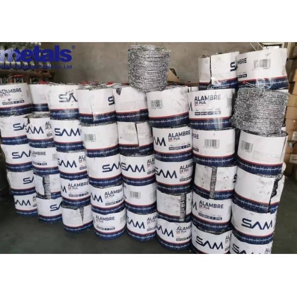 Hot Dipped Galvanized Barbed Concertina Wire Double Twisted For Farm Fencing
