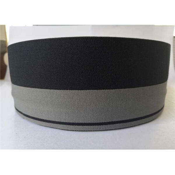 8 Cm Black Grey Cloth Elastic Bands Polyester Packaging Sustainability For