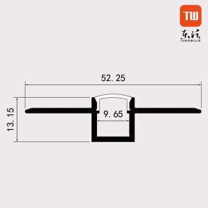 Buy cheap Anodized Slim Plasterboard LED Profile For Cupboard Office Gym from wholesalers