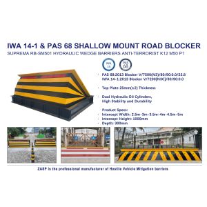 Buy cheap Customizable Hydraulic Road Blocker For Access Control System from wholesalers