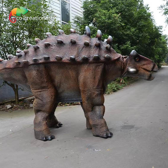 Quality Cloth Animatronic Dinosaur Ankylosaurus Halloween Costume Actor Control Movement for sale