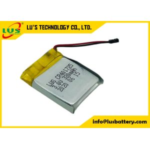 Smart Card Lithium Ion Battery CP401725 3v 320mah Limno2 Material