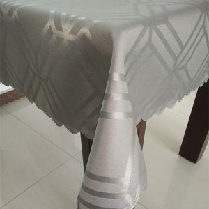 Buy cheap BSCI audit passed-New arrival-100% Polyester Jacquard tablecloth with geometric figure from wholesalers